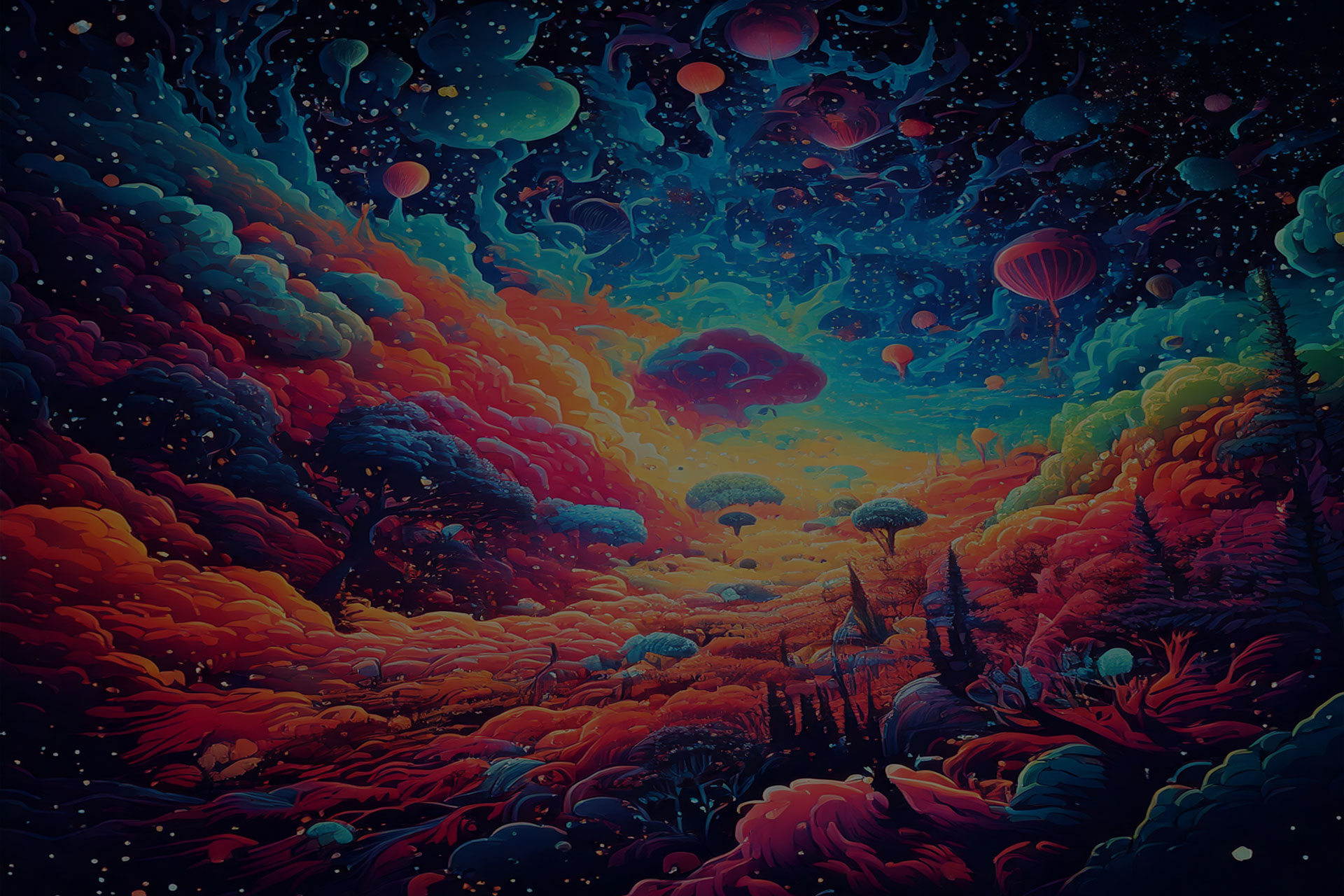 header image of psychedelic clouds and colors